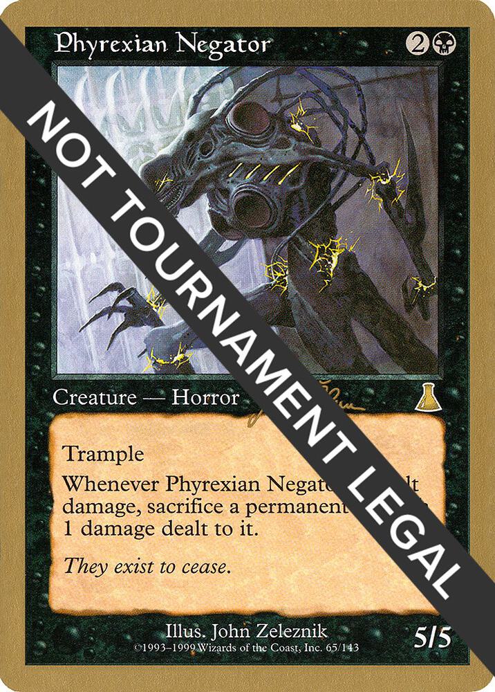 Phyrexian Negator 1999 Jakub Slemr UDS js65/111 (World Championship Decks)  | Good Games Modbury