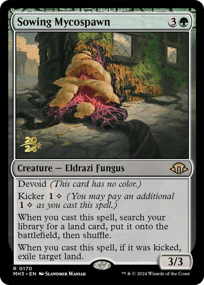 Sowing Mycospawn 170s/90 (Prerelease Cards)  - Foil | Good Games Modbury