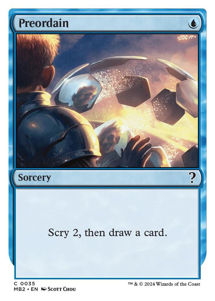 Preordain 35/390 (Mystery Booster 2)  | Good Games Modbury