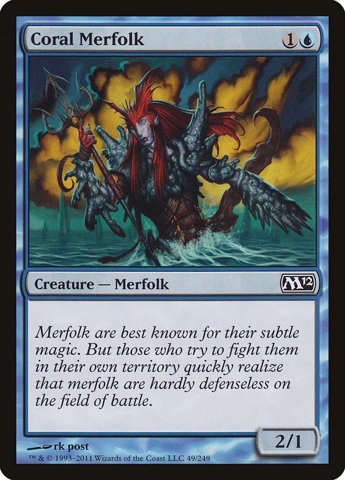 Coral Merfolk [Magic 2012] | Good Games Modbury