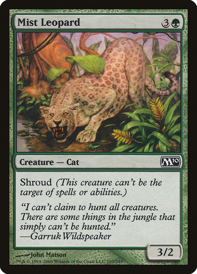 Mist Leopard 193/249 (Magic 2010 (M10))  - Foil | Good Games Modbury