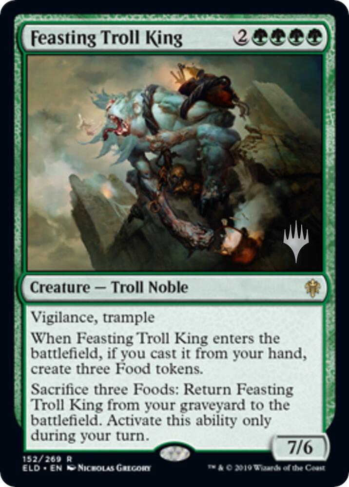 Feasting Troll King 152 (Promo Pack: Throne of Eldraine)  | Good Games Modbury