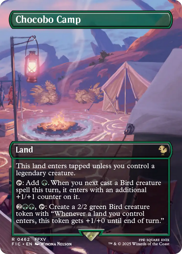 Chocobo Camp (Borderless) [FINAL FANTASY Commander] | Good Games Modbury