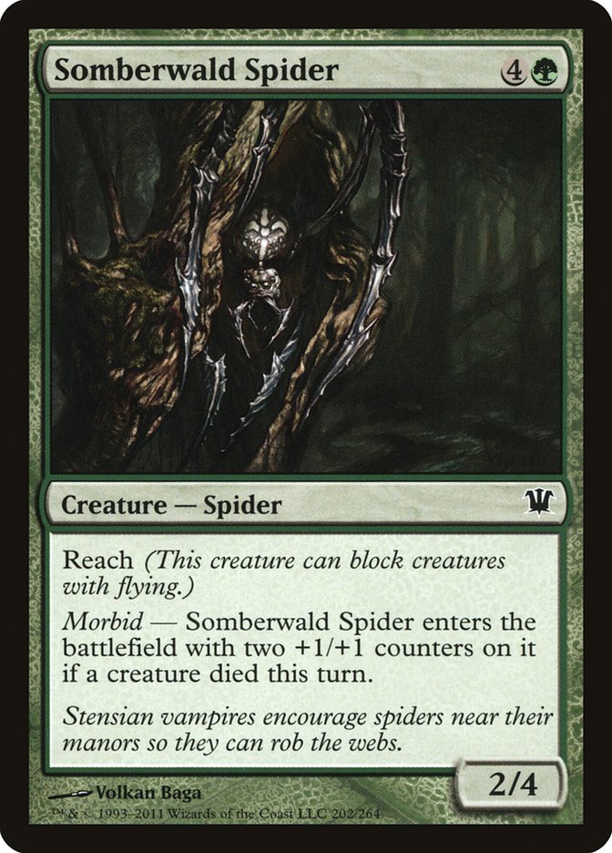 Somberwald Spider [Innistrad] | Good Games Modbury