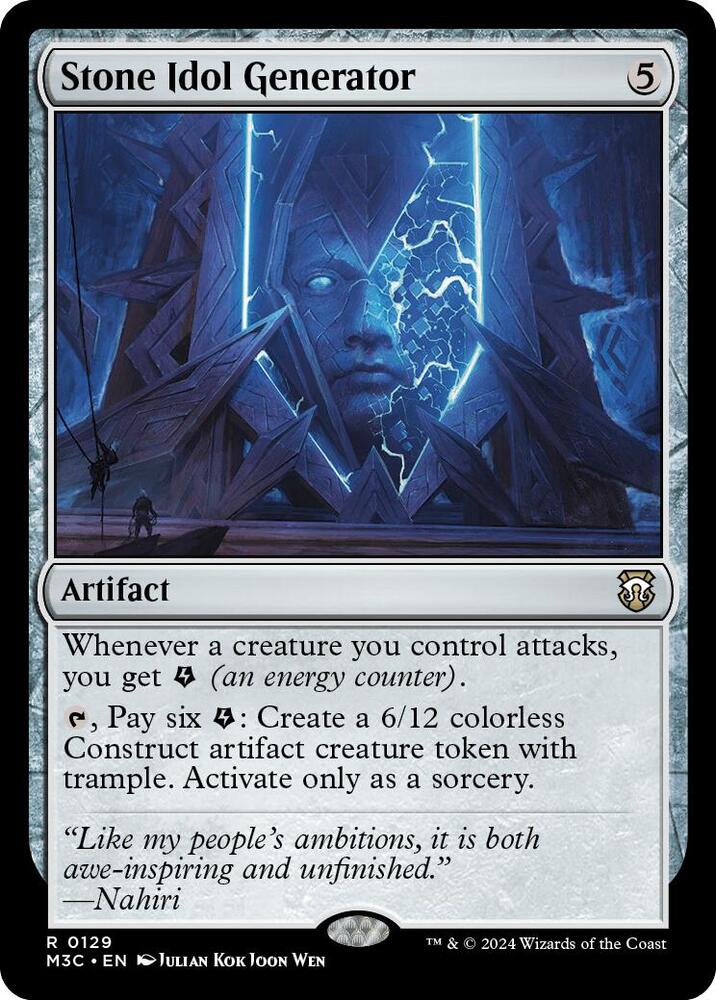 Stone Idol Generator 129/411 (Commander: Modern Horizons 3)  | Good Games Modbury