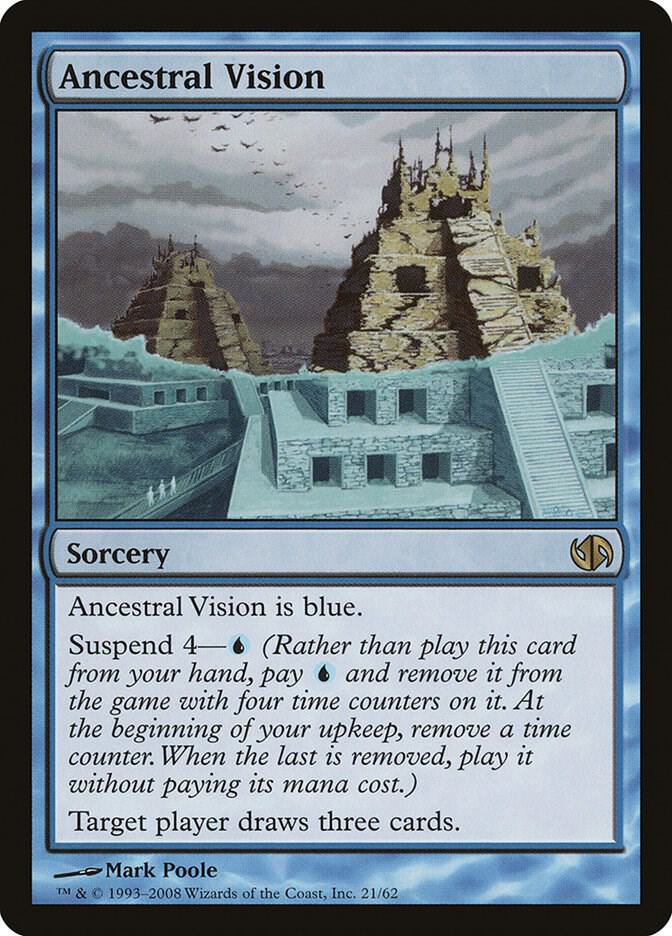 Ancestral Vision 21/62 (Duel Decks: Jace vs. Chandra)  | Good Games Modbury