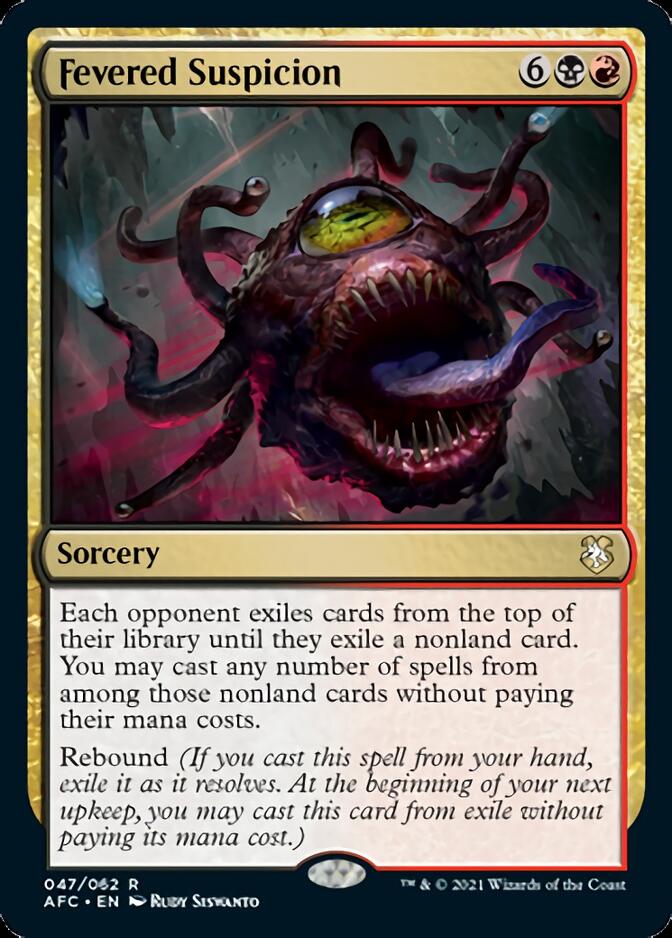 Fevered Suspicion [Dungeons & Dragons: Adventures in the Forgotten Realms Commander] | Good Games Modbury