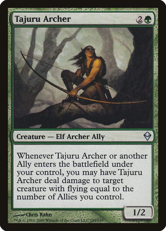 Tajuru Archer 185/249 (Zendikar)  - Foil | Good Games Modbury