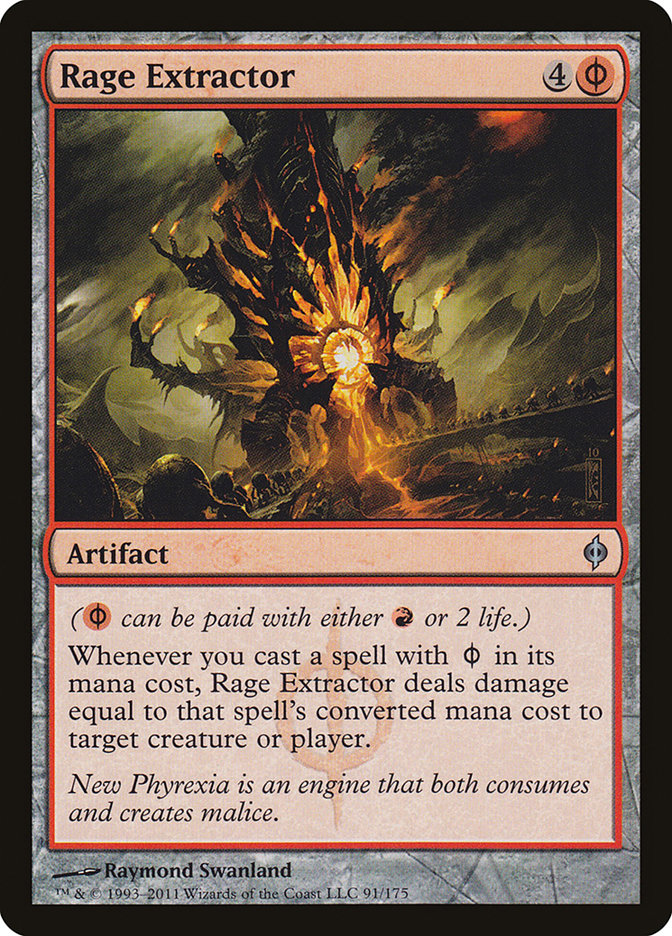 Rage Extractor 91/175 (New Phyrexia)  - Foil | Good Games Modbury