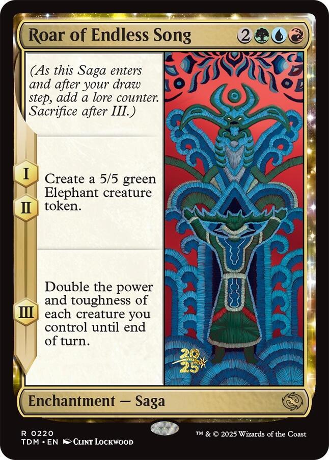 Roar of Endless Song 220s/166 (Prerelease Cards)  - Foil | Good Games Modbury