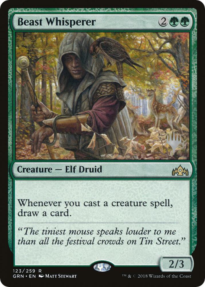 Beast Whisperer 123 (Promo Pack: Throne of Eldraine)  - Foil | Good Games Modbury