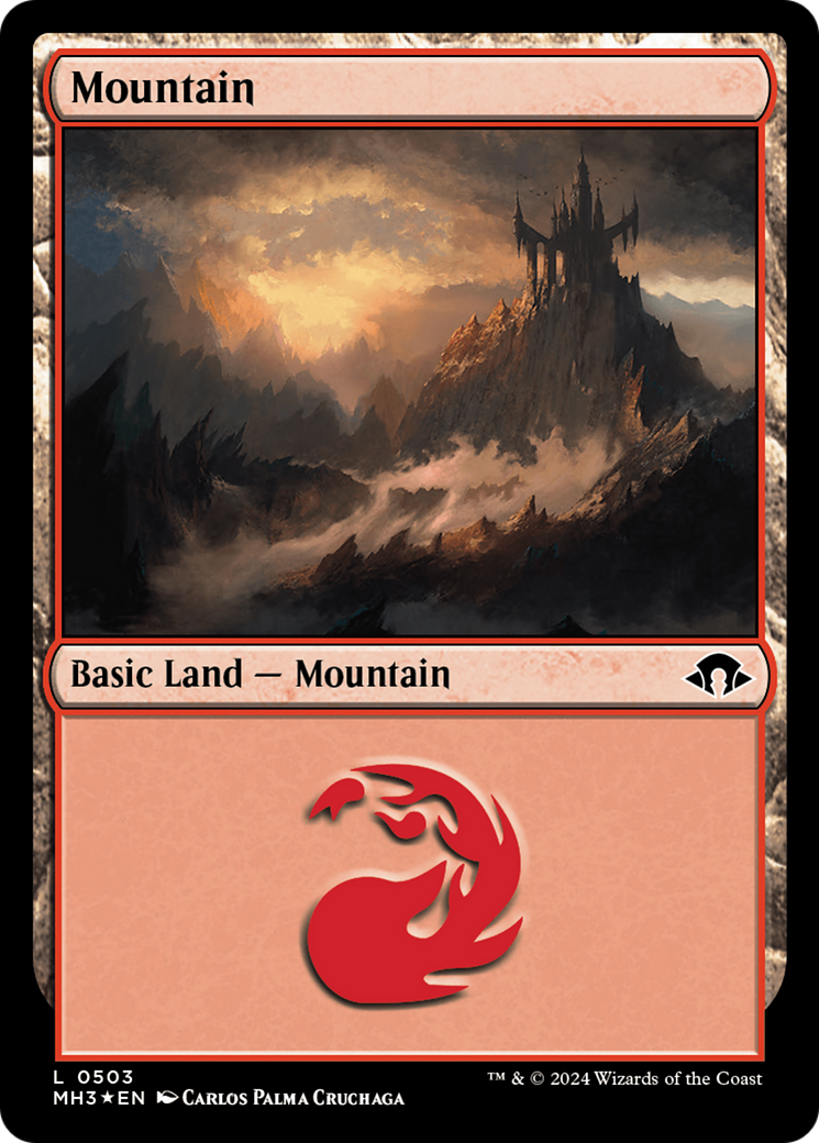 Mountain (0503) (Ripple Foil) [Modern Horizons 3] | Good Games Modbury