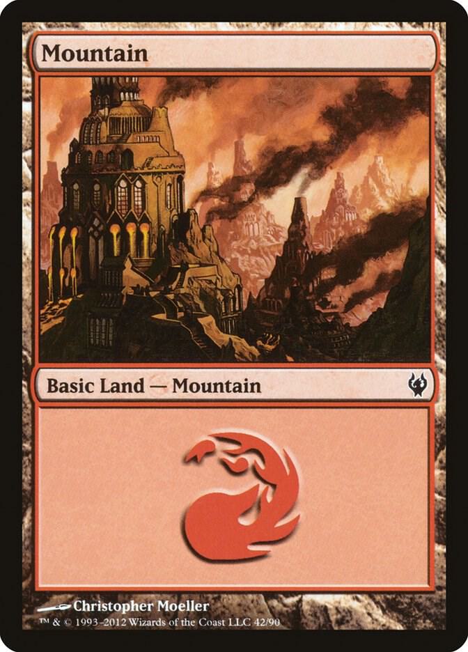 Mountain 42 42/90 (Duel Decks: Izzet vs. Golgari)  | Good Games Modbury