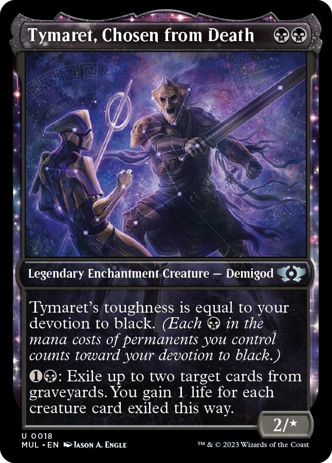 Tymaret, Chosen from Death 18/65 (March of the Machine: Multiverse Legends)  - Showcase Foil | Good Games Modbury
