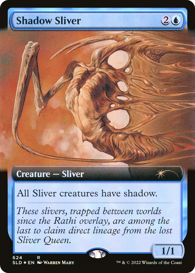 Shadow Sliver (Extended Art) [Secret Lair Drop Promos] | Good Games Modbury