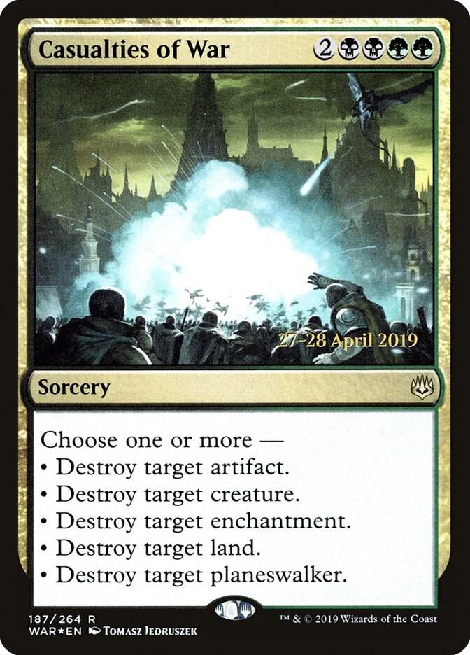 Casualties of War 187s/176 (Prerelease Cards)  - Foil | Good Games Modbury
