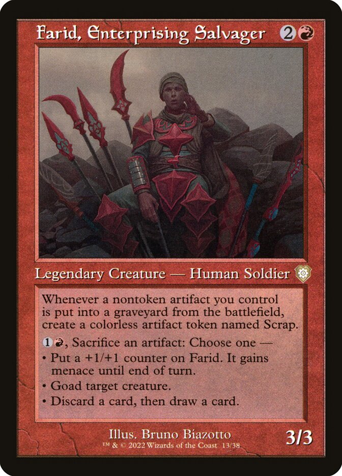 Farid, Enterprising Salvager 13/40 (Commander: The Brothers' War)  | Good Games Modbury