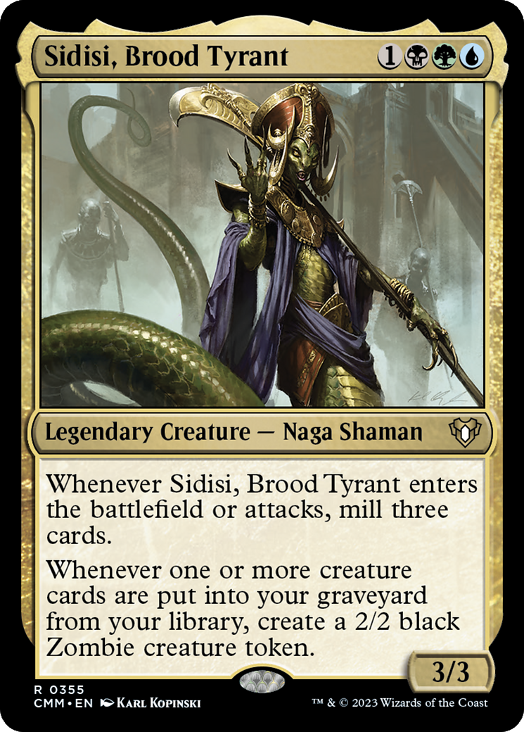 Sidisi, Brood Tyrant [Commander Masters] | Good Games Modbury