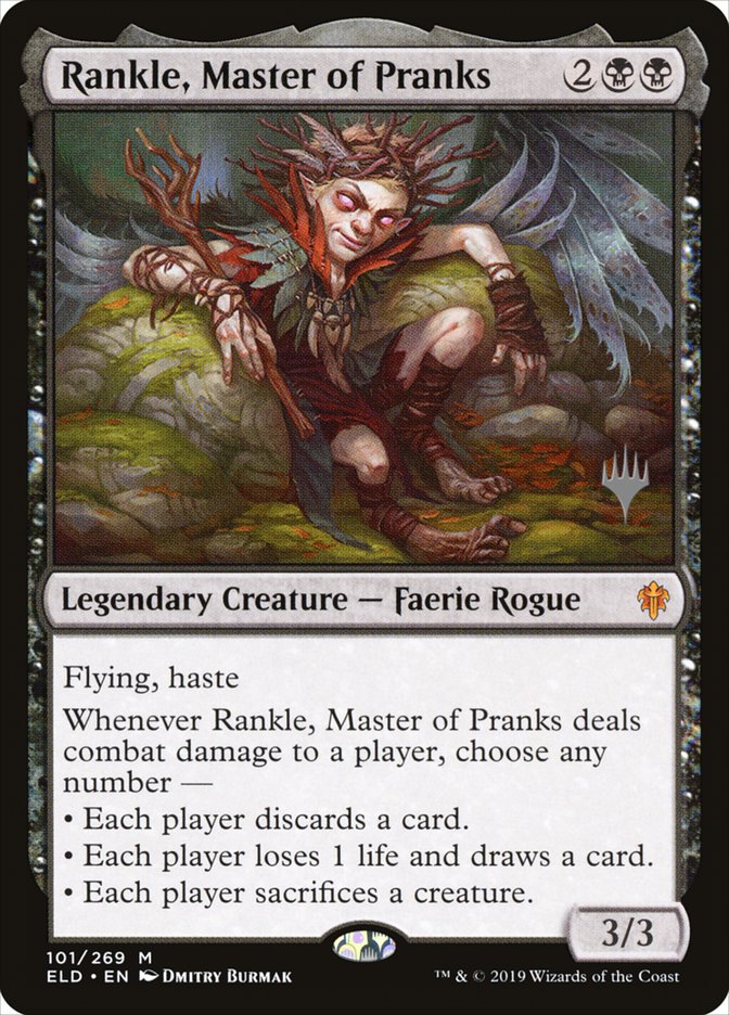 Rankle, Master of Pranks (Promo Pack) [Throne of Eldraine Promos] | Good Games Modbury