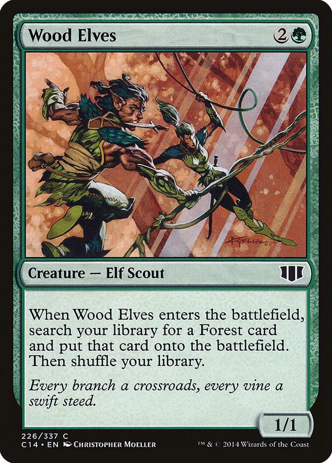 Wood Elves 226/337 (Commander 2014)  | Good Games Modbury