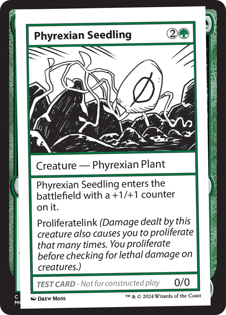 Phyrexian Seedling [Mystery Booster 2 Playtest Cards] | Good Games Modbury