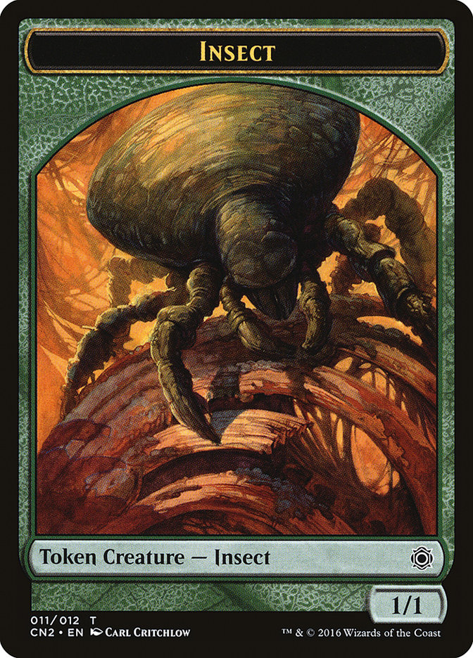 Insect Token [Conspiracy: Take the Crown Tokens] | Good Games Modbury