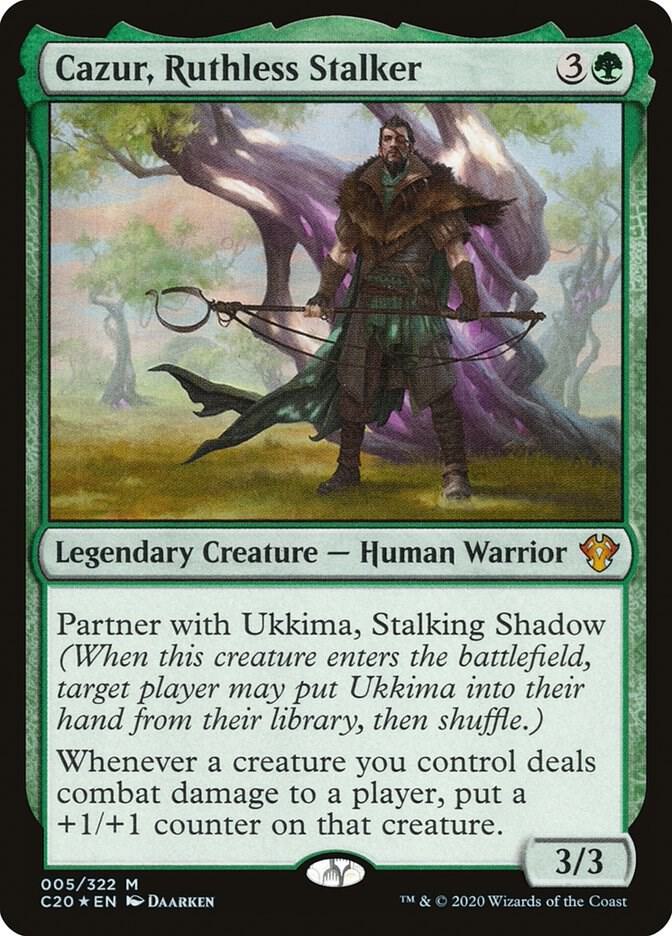 Cazur, Ruthless Stalker 5/322 (Commander 2020)  - Foil | Good Games Modbury
