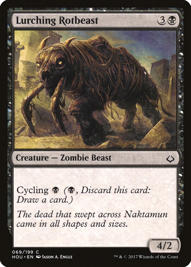 Lurching Rotbeast 69/199 (Hour of Devastation)  - Foil | Good Games Modbury