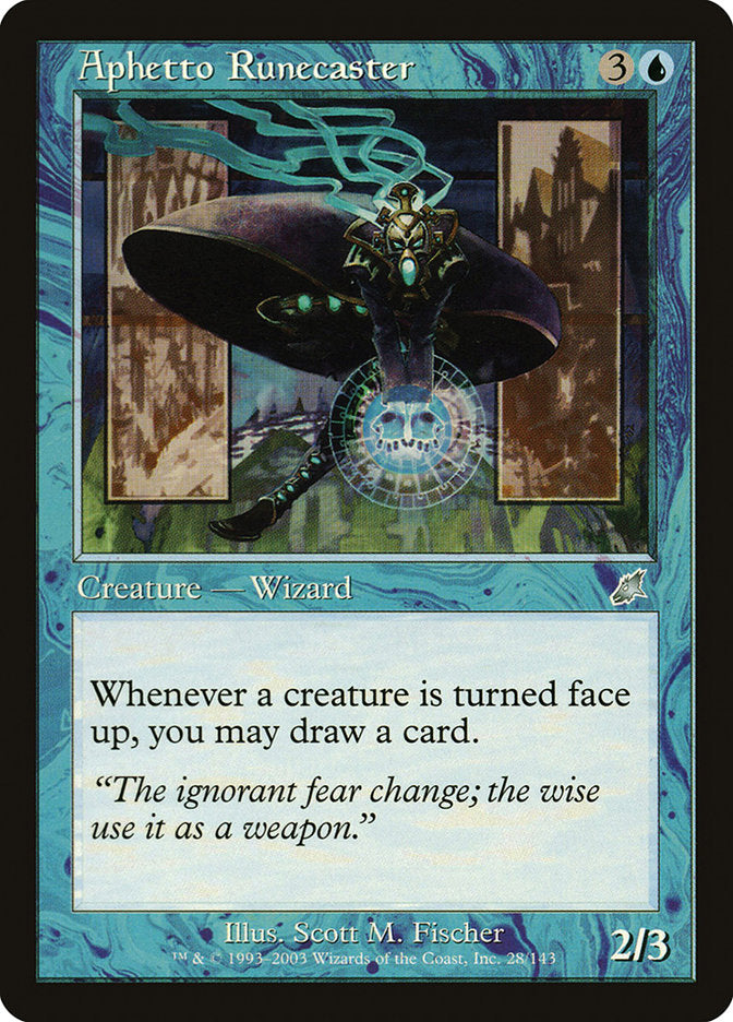 Aphetto Runecaster 28/143 (Scourge)  - Foil | Good Games Modbury