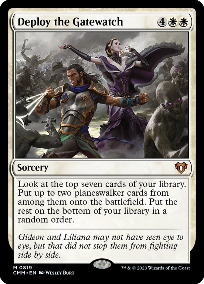 Deploy the Gatewatch 819/451 (Commander Masters)  | Good Games Modbury