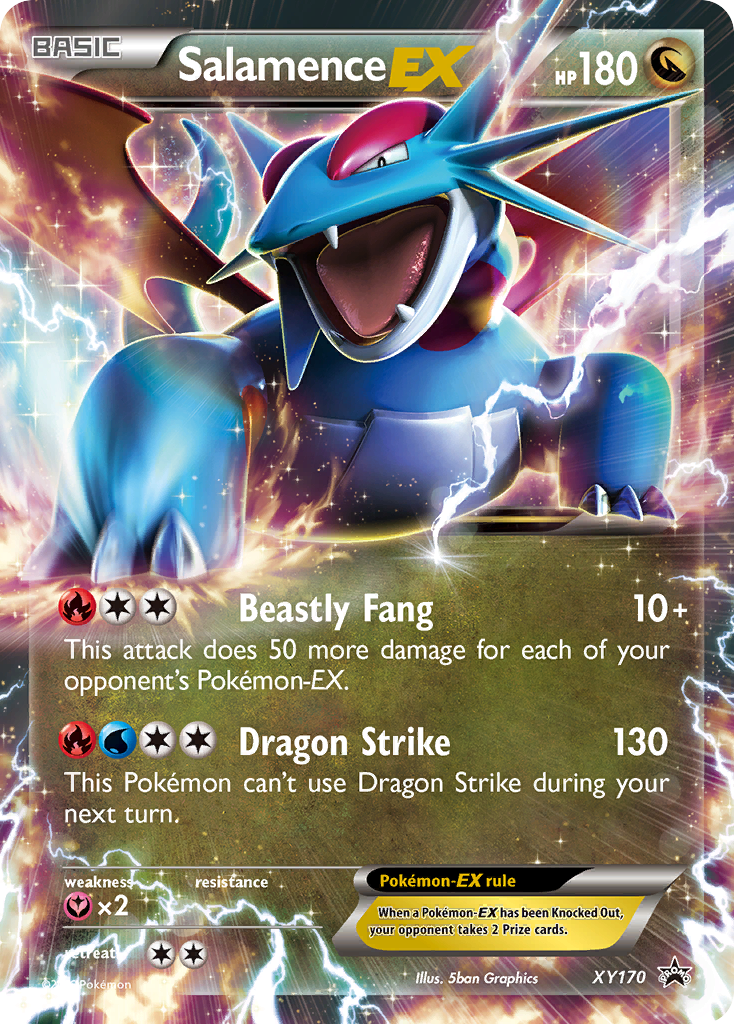 Salamence EX (XY170) [XY: Black Star Promos] | Good Games Modbury