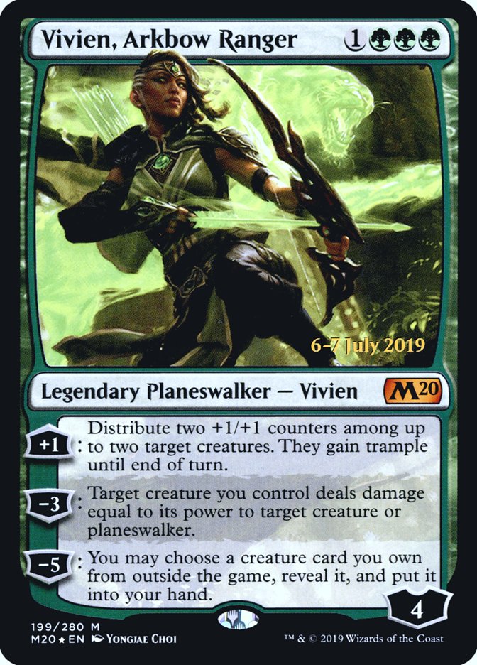 Vivien, Arkbow Ranger [Core Set 2020 Prerelease Promos] | Good Games Modbury