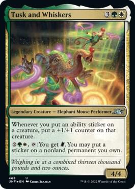 Tusk and Whiskers Galaxy Foil 468/244 (Unfinity)  - Foil | Good Games Modbury