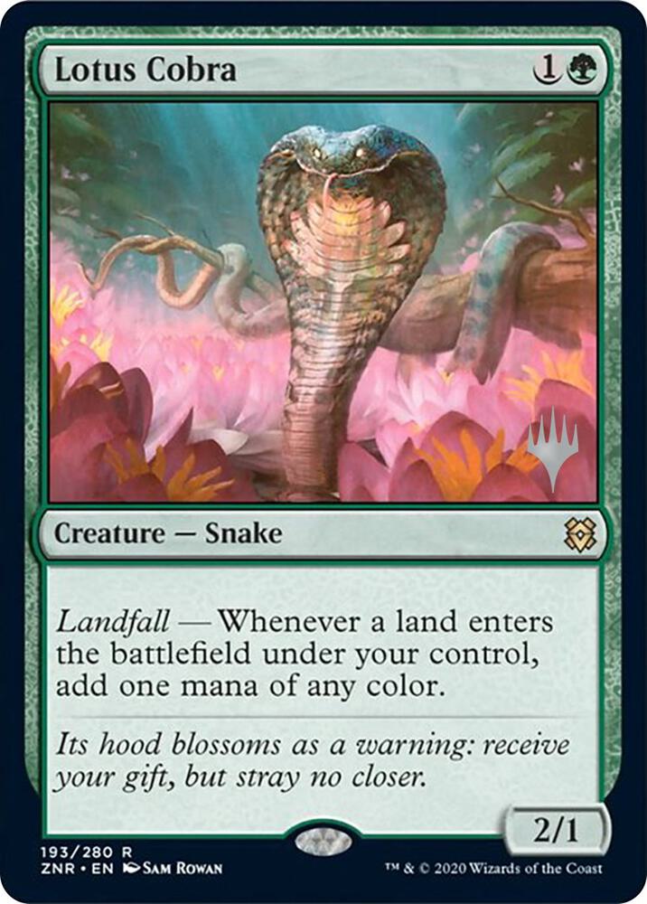 Lotus Cobra 193 (Promo Pack: Zendikar Rising)  - Foil | Good Games Modbury