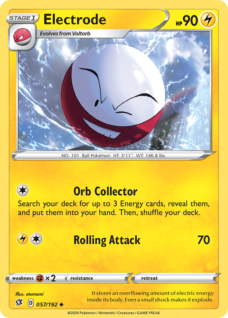 Electrode (057/192) [Sword & Shield: Rebel Clash] | Good Games Modbury
