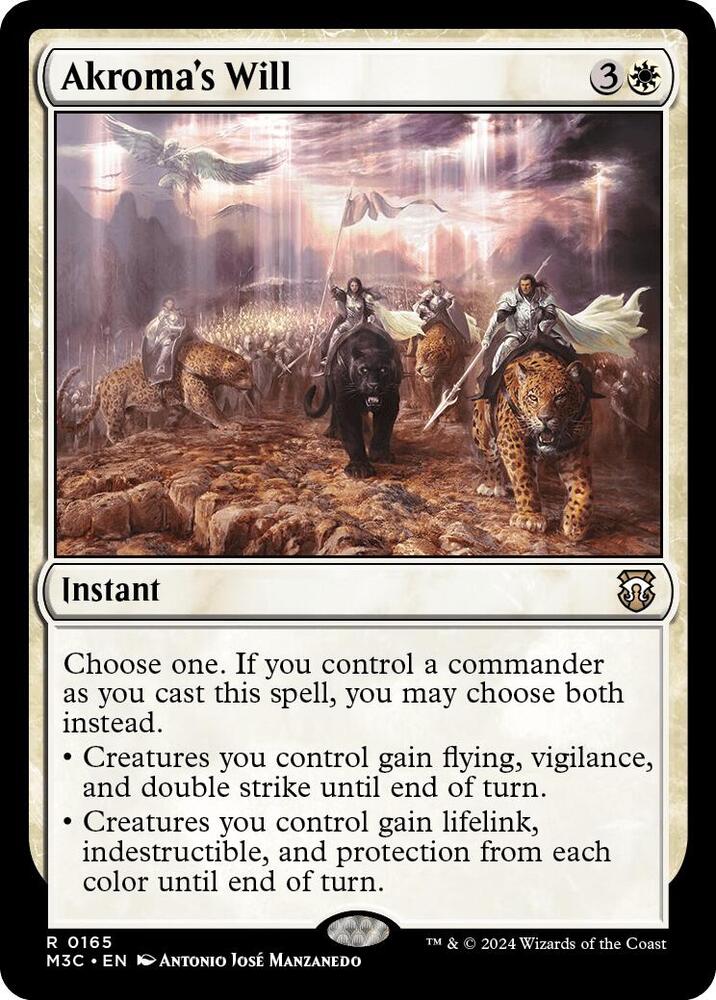 Akroma's Will 165/411 (Commander: Modern Horizons 3)  - Ripple Foil | Good Games Modbury