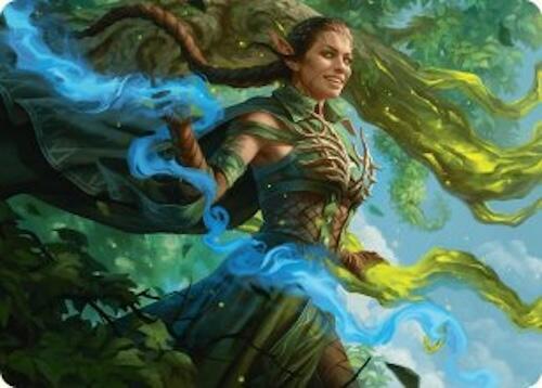 Nissa Worldsoul Speaker Art Card 31 (Art Series: Aetherdrift)  | Good Games Modbury