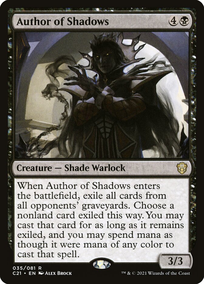 Author of Shadows 35/81 (Commander 2021)  | Good Games Modbury