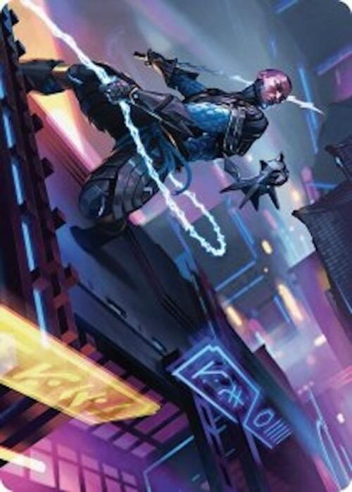 Kaito Cunning Infiltrator Art Card 51 54 51 (Art Series: Foundations)  | Good Games Modbury