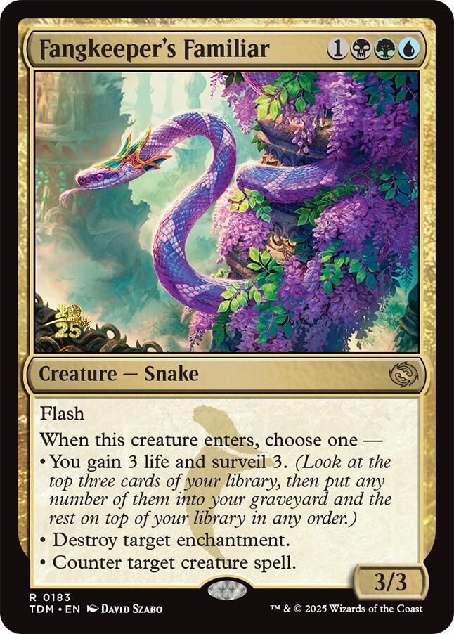 Fangkeepers Familiar 183s/166 (Prerelease Cards)  - Foil | Good Games Modbury