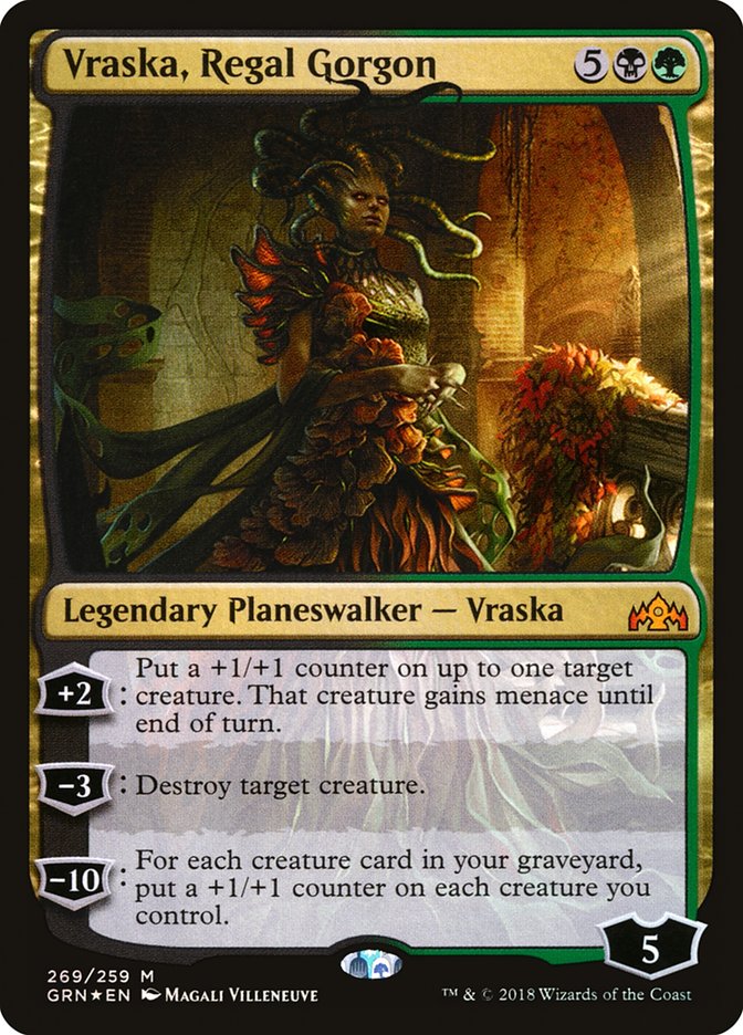 Vraska, Regal Gorgon 269/259 (Guilds of Ravnica)  - Foil | Good Games Modbury