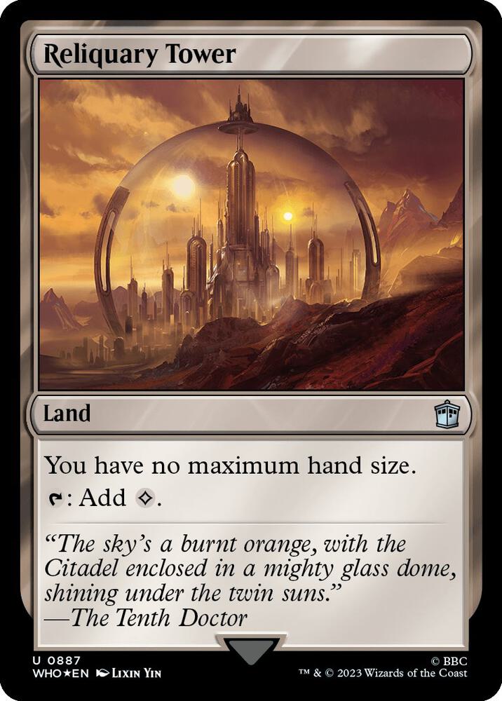 Reliquary Tower 887/331 (Universes Beyond: Doctor Who)  - Surge Foil | Good Games Modbury