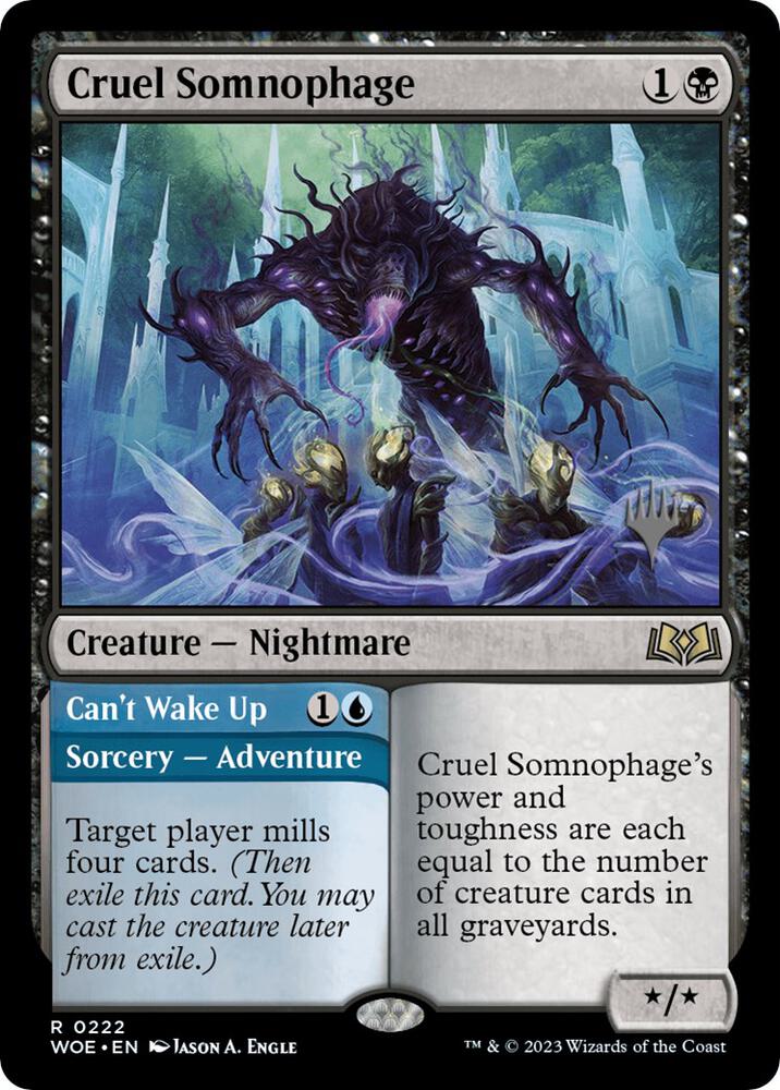 Cruel Somnophage 222 (Promo Pack: Wilds of Eldraine)  | Good Games Modbury