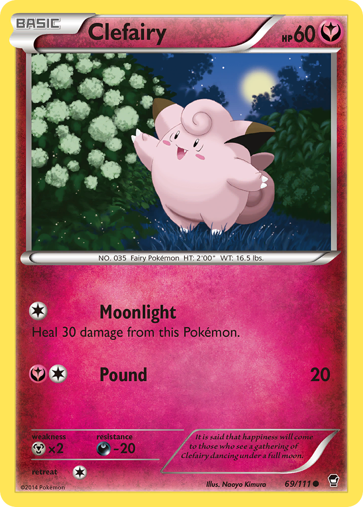 Clefairy (69/111) [XY: Furious Fists] | Good Games Modbury