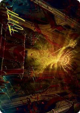 Katilda Dawnhart Martyr Art Card Gold Stamped Signature 14 (Art Series: Innistrad: Crimson Vow)  | Good Games Modbury