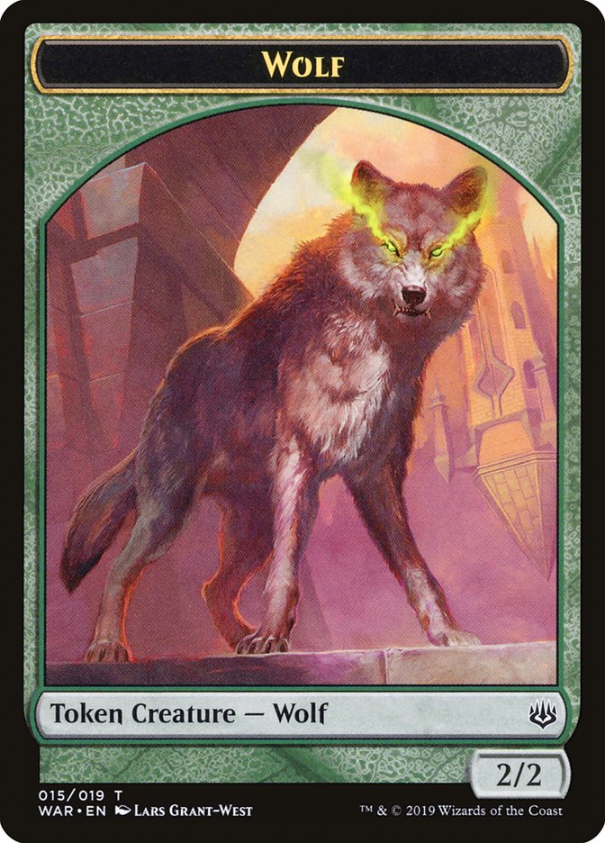 Wolf Token [War of the Spark Tokens] | Good Games Modbury