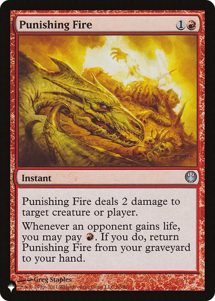 Punishing Fire [The List Reprints] | Good Games Modbury