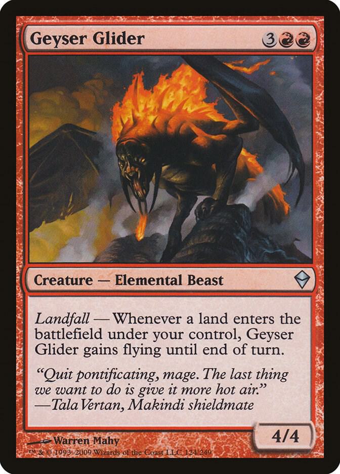 Geyser Glider 124/249 (Zendikar)  - Foil | Good Games Modbury