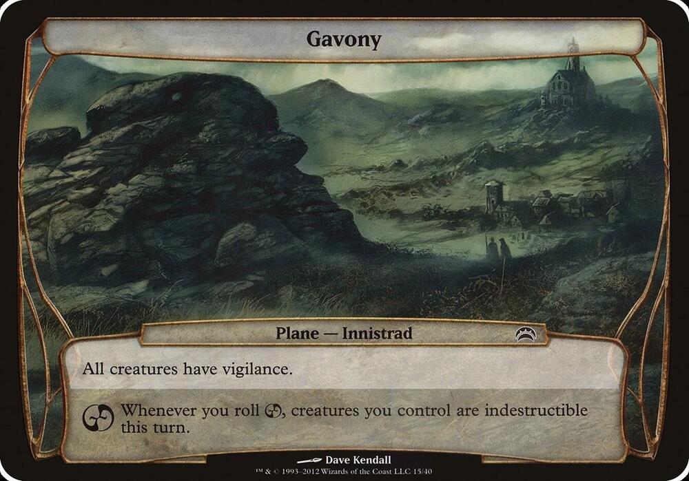 Gavony Planechase 2012 15/40 (Oversize Cards)  | Good Games Modbury