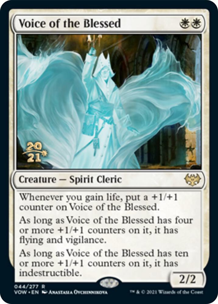 Voice of the Blessed 44s/137 (Prerelease Cards)  - Foil | Good Games Modbury